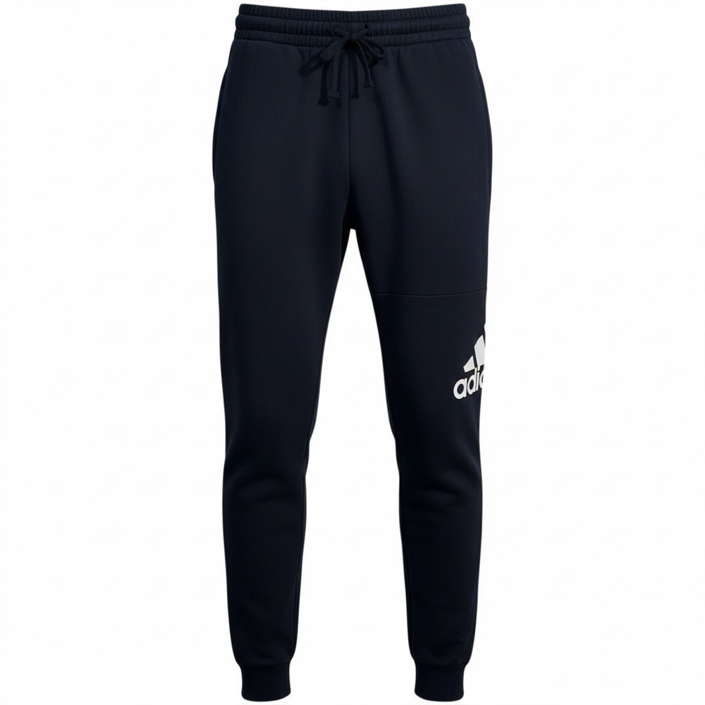 Adidas Mens Fleece Jogger Pants Size XLarge Tall2 (35x35") Navy Blue Sweatpants